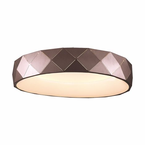 CANVAS II stropní svítidlo LED 38W 2250lm 4000K krokově stmívatelné 48cm IP20, kávová 1