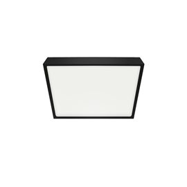 27023 Stropní LED svítidlo LENYS III. 6W, 4000K, IP20/IP44, 420lm, čtverec, Ø90, černá