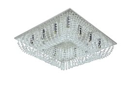 EMIR stropní svítidlo 12x G9 33W bez zdroje 60cm IP20, chromové