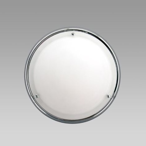 NEPTUN přisazené svítidlo 1x E27 60W bez zdroje 30cm kulaté IP20, chromové 2
