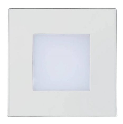STEP LIGHT schodišťové svítidlo LED 1W 60lm 4000K 8,6cm hranaté IP20, bílé 3