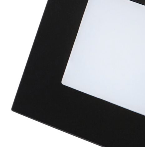 STEP LIGHT schodišťové svítidlo LED 1W 60lm 4000K 8,6cm hranaté IP20, černé 3